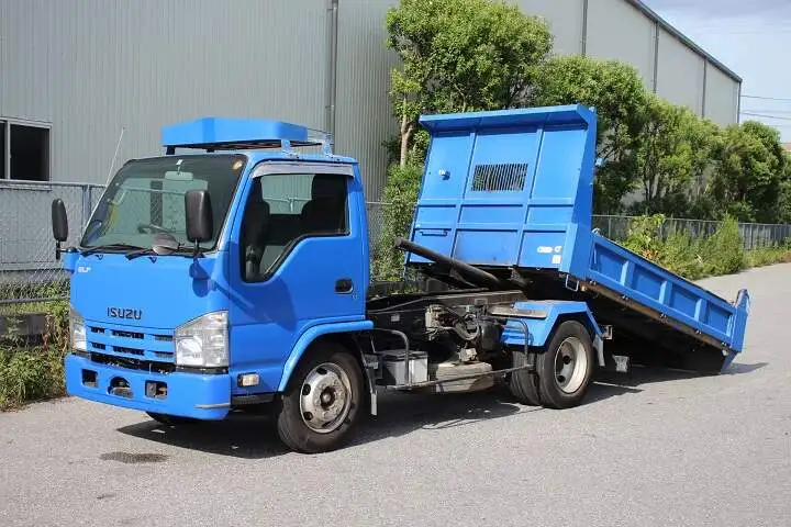いすゞ エルフ 小型 ダンプ ローダー SKG-NKR85YNの中古トラック画像1