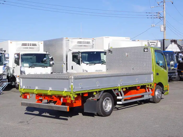 日野 デュトロ 小型 平ボディ 床鉄板 アルミブロックの中古トラック画像4