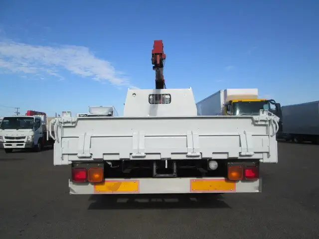 三菱 ファイター 中型/増トン 車両重機運搬 3段クレーン フックインの中古トラック画像5