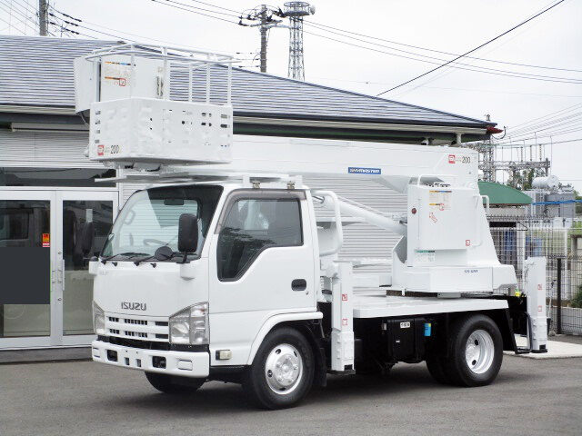 いすゞ エルフ 小型 高所・建柱車 高所作業車 TKG-NKR85N
