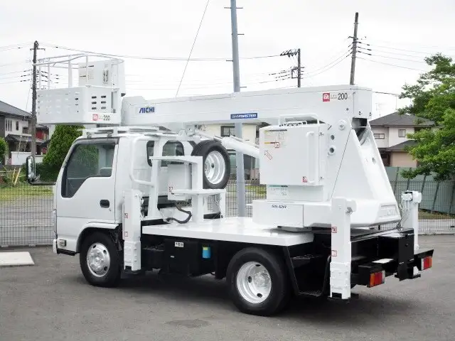 いすゞ エルフ 小型 高所・建柱車 高所作業車 TKG-NKR85Nの中古トラック画像7