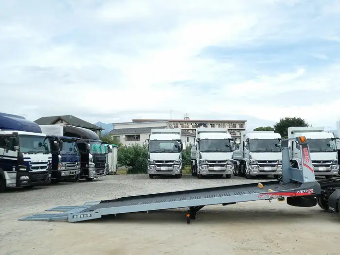 三菱 キャンター 小型 車両重機運搬 ラジコン ウインチの中古トラック画像7