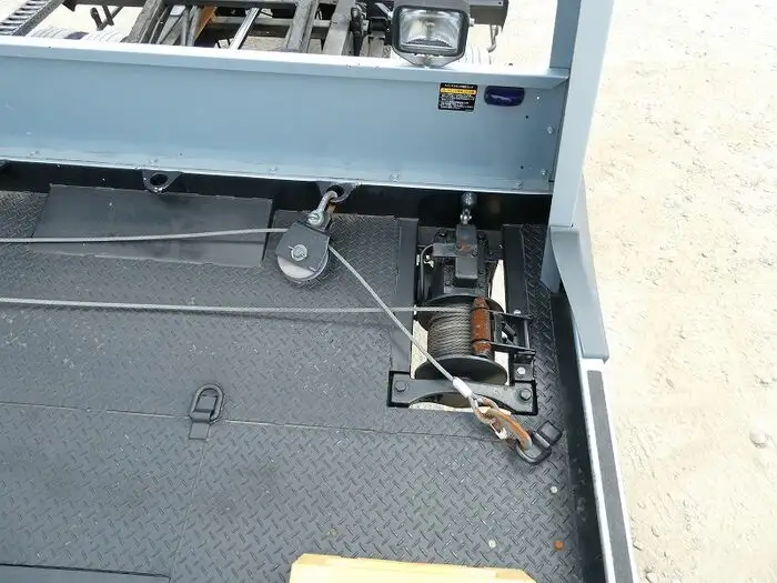 三菱 キャンター 小型 車両重機運搬 ラジコン ウインチの中古トラック画像10