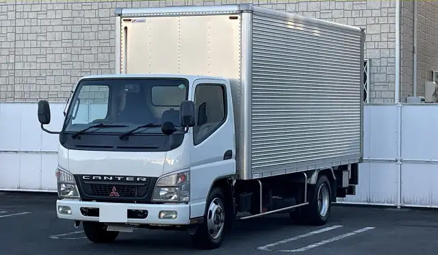 三菱 キャンター 小型 アルミバン パワーゲート PA-FE72DEV の中古トラック【車両No.137389】