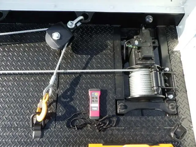 三菱 キャンター 小型 車両重機運搬 ラジコン ウインチの中古トラック画像7