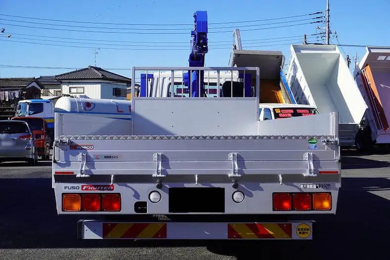 三菱 ファイター 中型/増トン 車両重機運搬 4段クレーン ラジコンの中古トラック画像3
