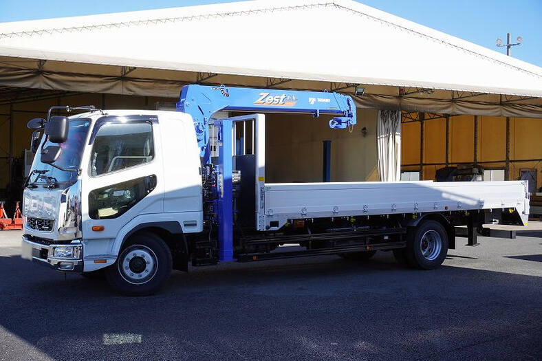 三菱 ファイター 中型/増トン 車両重機運搬 セルフローダー 2KG-FK62FZ