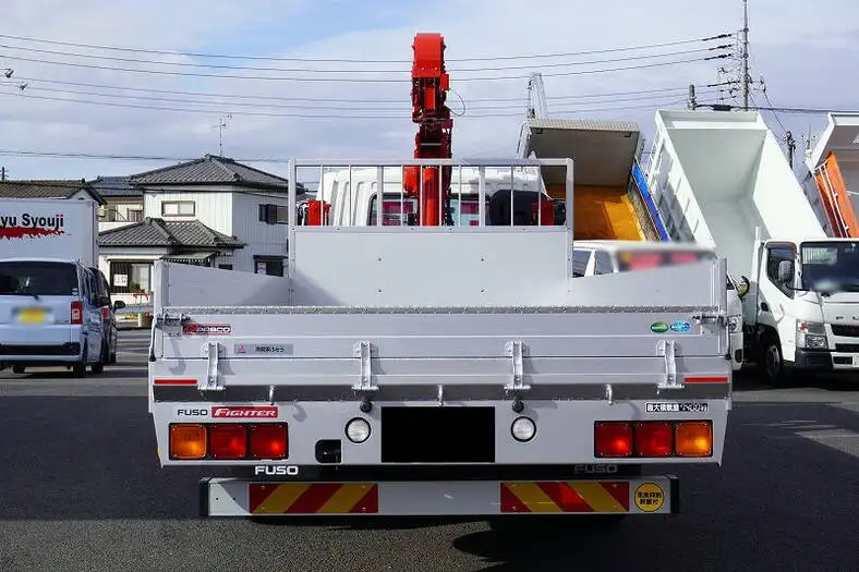 三菱 ファイター 中型/増トン 車両重機運搬 4段クレーン ラジコンの中古トラック画像3