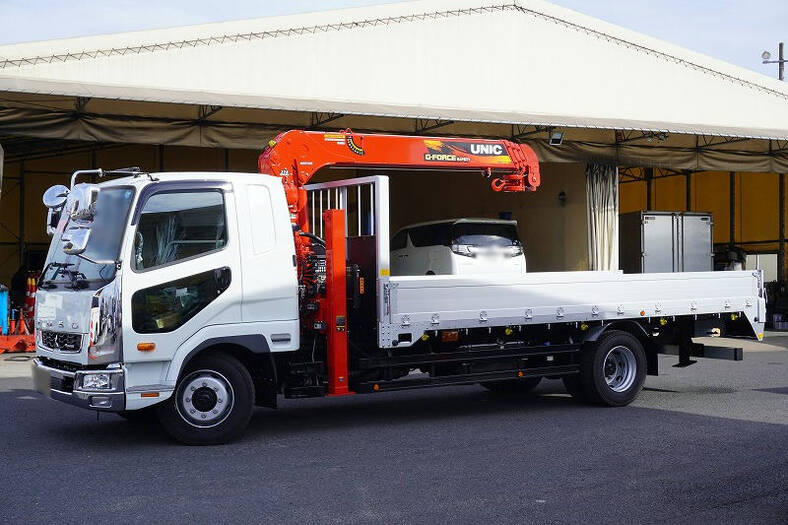 三菱 ファイター 中型/増トン 車両重機運搬 セルフローダー 2KG-FK62FZ