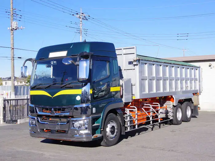 三菱 スーパーグレート 大型 ダンプ 土砂禁 ハイルーフ の中古トラック【車両No.137974】