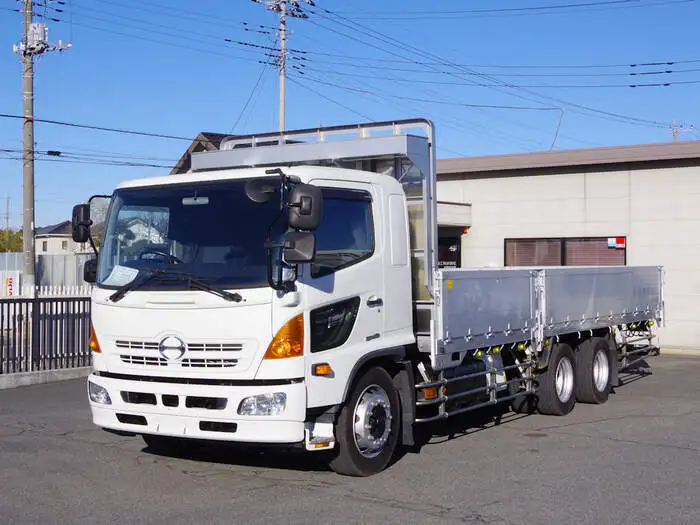 日野 レンジャー 中型/増トン 平ボディ アルミブロック LDG-GK8JNAAの中古トラック画像1