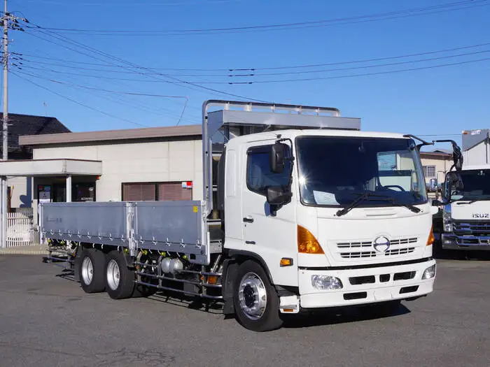 日野 レンジャー 中型/増トン 平ボディ アルミブロック LDG-GK8JNAAの中古トラック画像2