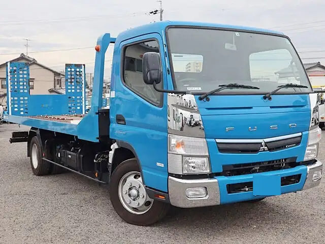 三菱 キャンター 小型 車両重機運搬 ラジコン ウインチの中古トラック画像2