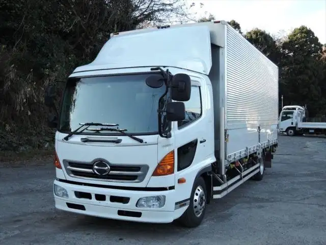 日野 レンジャー 中型/増トン ウイング パワーゲート ベッドの中古トラック画像1