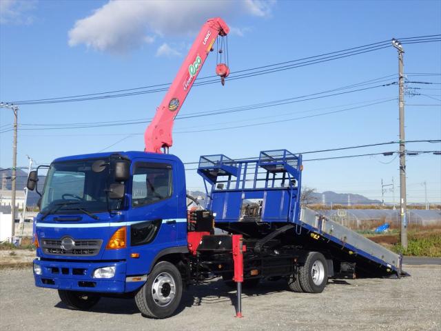 日野 レンジャー 中型/増トン 車両重機運搬 セーフティーローダー QKG-FJ7JKAA