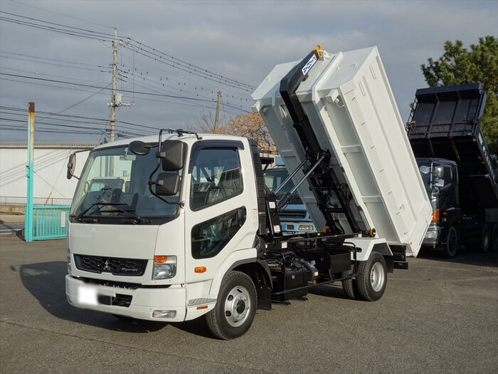 三菱 ファイター 中型/増トン アームロール コンテナ付き ツインホイスト の中古トラック【車両No.138194】