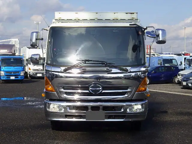 日野 レンジャー 中型/増トン 平ボディ アルミブロック ベッドの中古トラック画像2