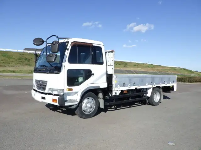日産UD コンドル 中型/増トン 平ボディ 床鉄板 ベッドの中古トラック画像1
