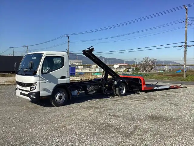 三菱 キャンター 小型 車両重機運搬 ラジコン ウインチの中古トラック画像1