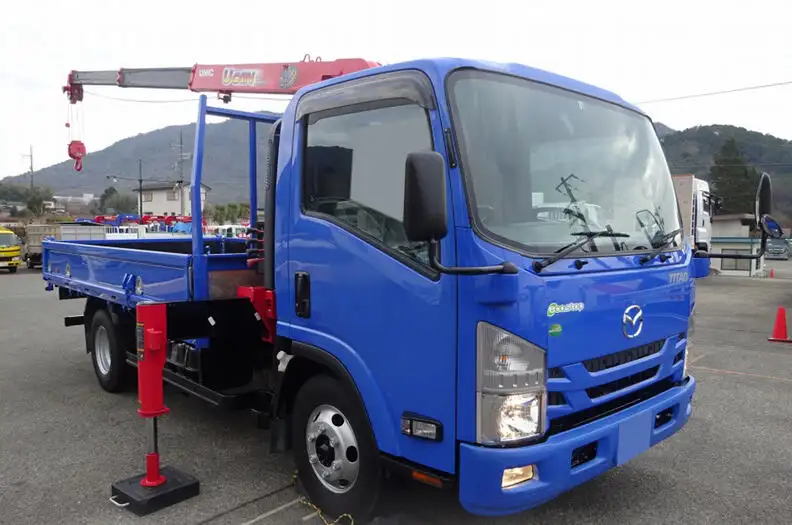 マツダ タイタン 小型 クレーン付 床鉄板 3段の中古トラック画像3
