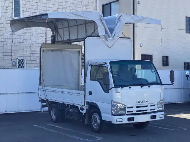 いすゞ エルフ 小型 ウイング 幌ウイング BKG-NHR85Aの中古トラック画像4
