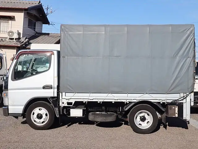 三菱 キャンター 小型 平ボディ 幌 パワーゲートの中古トラック画像5