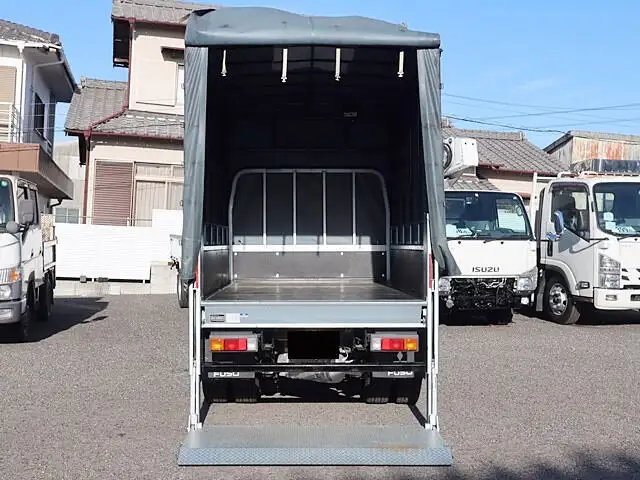 三菱 キャンター 小型 平ボディ 幌 パワーゲートの中古トラック画像6