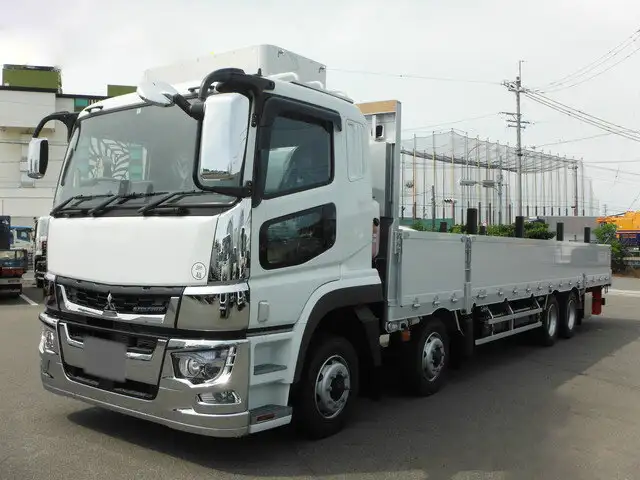 三菱 スーパーグレート 大型 平ボディ アルミブロック エアサス の中古トラック【車両No.138686】