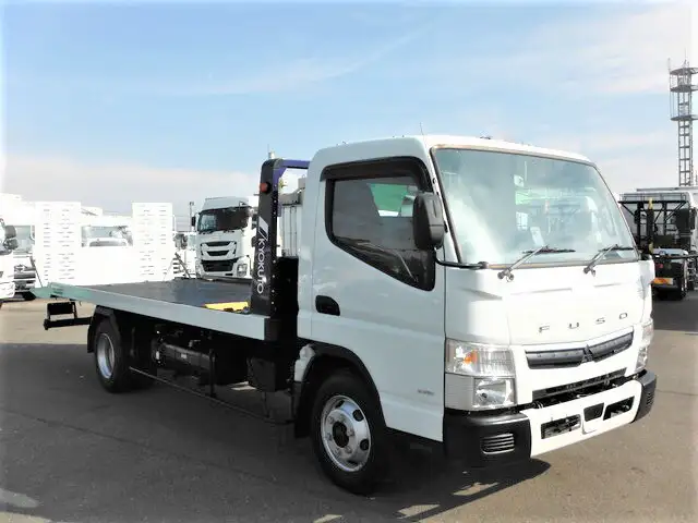 三菱 キャンター 小型 車両重機運搬 ラジコン ウインチの中古トラック画像2