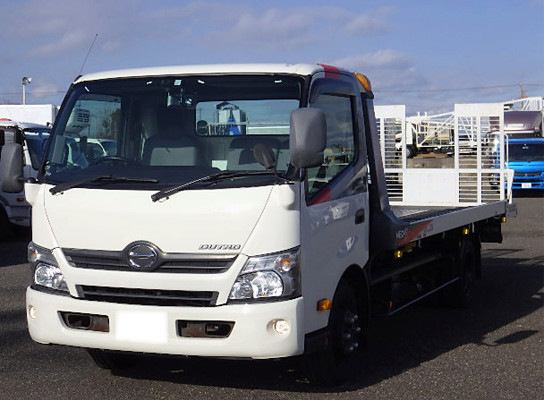 日野 デュトロ 小型 車両重機運搬 セーフティーローダー TKG-XZU720M