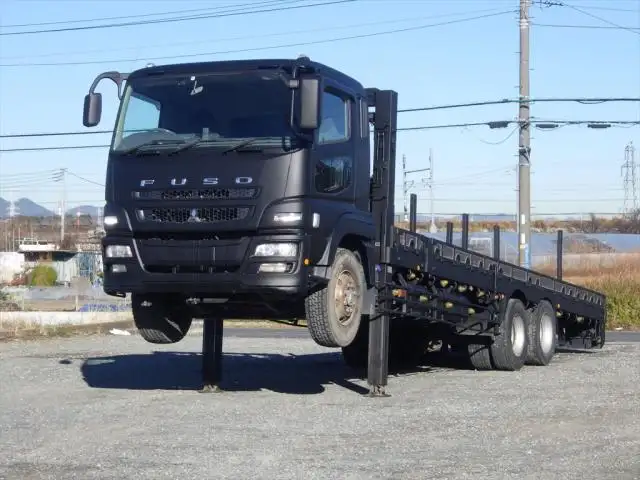 三菱 スーパーグレート 大型 車両重機運搬 ウインチ ベッド の中古トラック【車両No.138543】