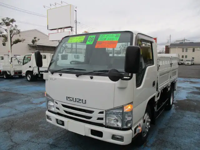いすゞ エルフ 小型 平ボディ パワーゲート 床鉄板 の中古トラック【車両No.138630】