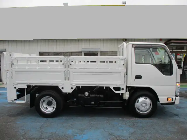 いすゞ エルフ 小型 平ボディ パワーゲート 床鉄板の中古トラック画像4
