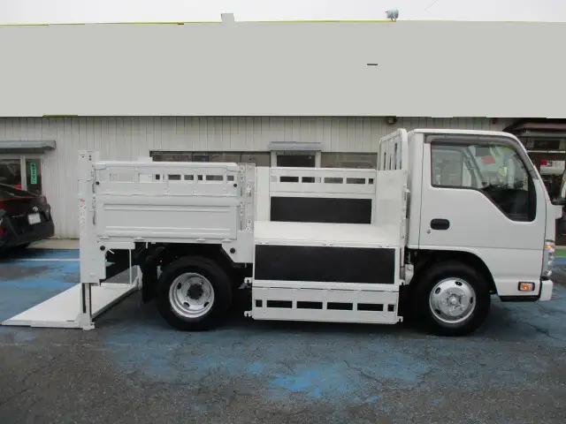 いすゞ エルフ 小型 平ボディ パワーゲート 床鉄板の中古トラック画像5