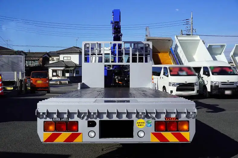 三菱 ファイター 中型/増トン 車両重機運搬 4段クレーン ラジコンの中古トラック画像3