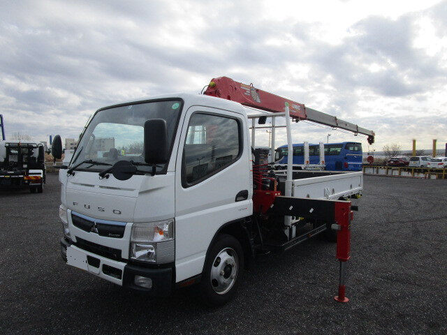 三菱 キャンター 小型 クレーン付 標準ロング