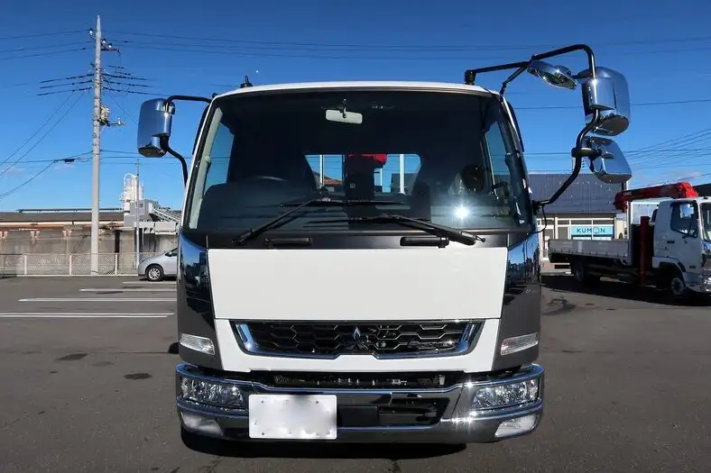 三菱 ファイター 中型/増トン 車両重機運搬 4段クレーン ラジコンの中古トラック画像3