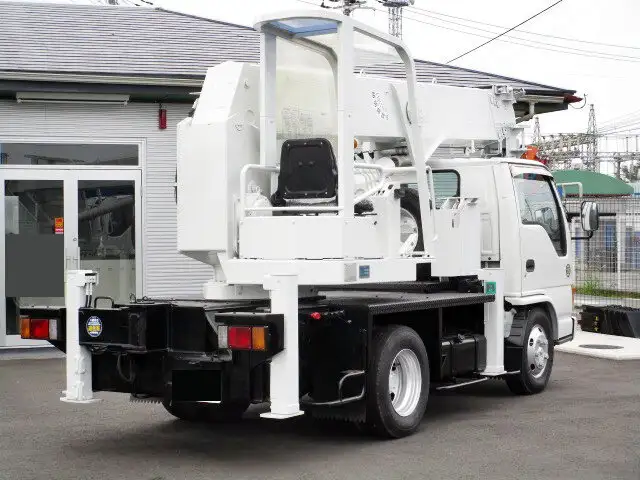 いすゞ エルフ 小型 車両重機運搬 5段クレーン KC-NKR66E3Nの中古トラック画像6