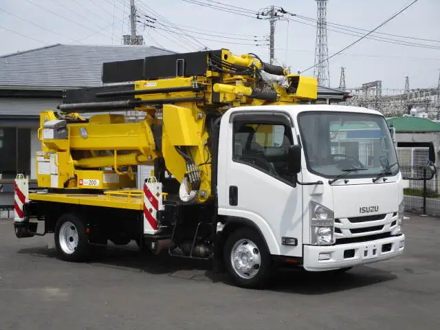 いすゞ エルフ 小型 高所・建柱車 高所作業車 TKG-NPR85YN改の中古トラック画像2