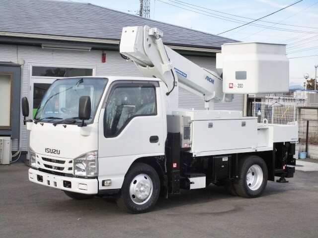 いすゞ エルフ 小型 高所・建柱車 高所作業車 TPG-NKR85AN