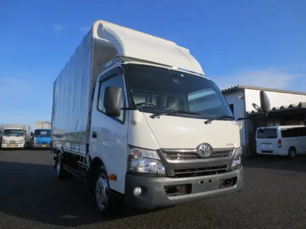 トヨタ ダイナ 小型 平ボディ 幌 TKG-XZC710の中古トラック画像3