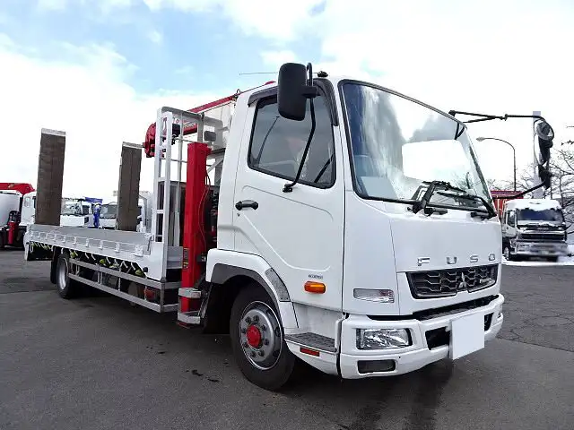 三菱 ファイター 中型/増トン 車両重機運搬 4段クレーン ラジコンの中古トラック画像3