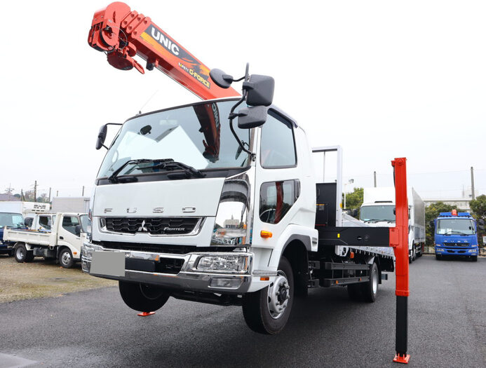 三菱 ファイター 中型/増トン 車両重機運搬 セルフローダー 2KG-FK62FZ