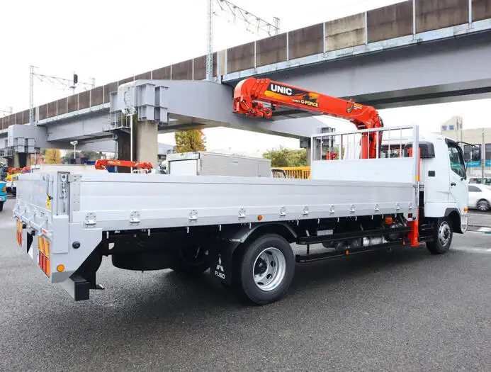 三菱 ファイター 中型/増トン 車両重機運搬 4段クレーン ラジコンの中古トラック画像2