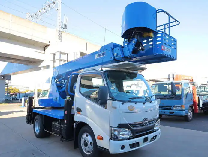 日野 デュトロ 小型 高所・建柱車 高所作業車 TKG-XZU600Eの中古トラック画像2