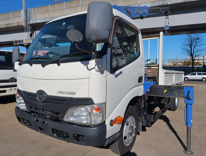 日野 デュトロ 小型 クレーン付 標準ロング TKG-XZU650M