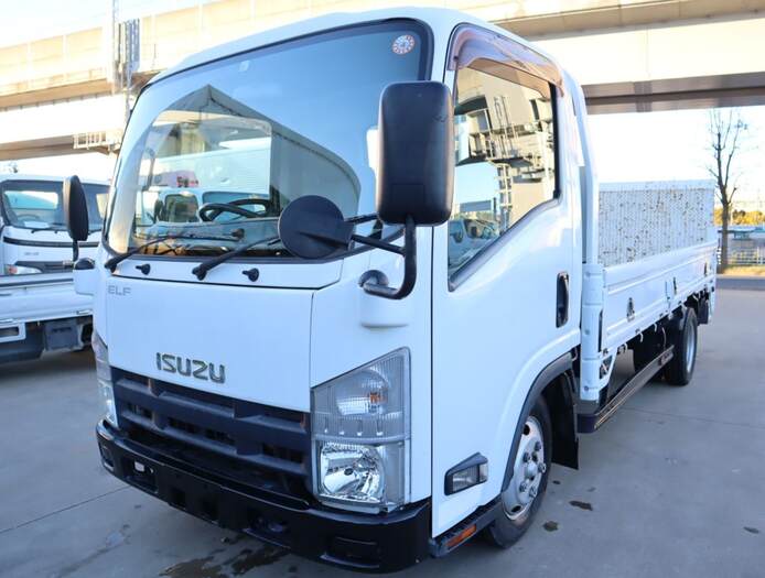 いすゞ エルフ 小型 平ボディ パワーゲート アルミブロック の中古トラック【車両No.143764】
