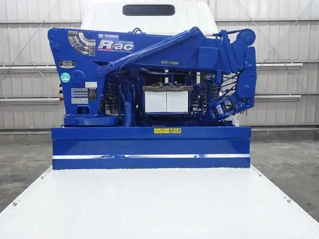 三菱 キャンター 小型 クレーン付 横置簡易クレーン 床鉄板の中古トラック画像6