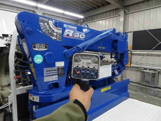 三菱 キャンター 小型 クレーン付 横置簡易クレーン 床鉄板の中古トラック画像7