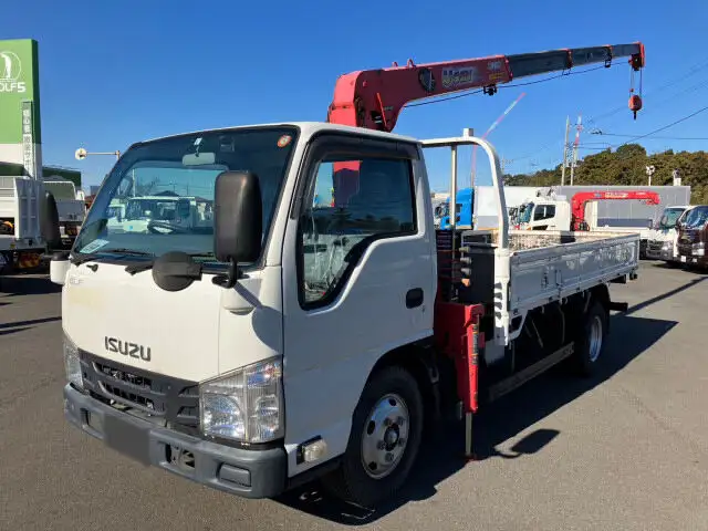 いすゞ エルフ 小型 クレーン付 4段 ラジコンの中古トラック画像1
